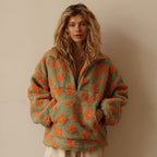 Sophia´s Era Fleece Flower Halfzip